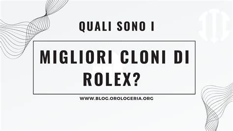 quali i migliori siti td per comprare orologi cloni rolex